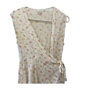 Some days Lovin Wrap dress floral size small